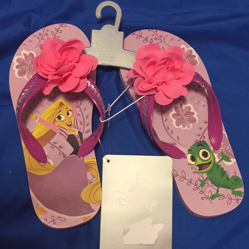 Brand New Rapunzel flip flops